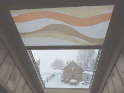 Dachfensterrollo Wellen